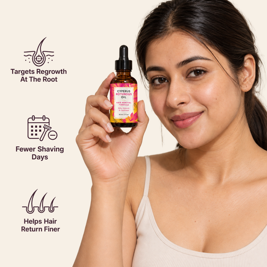 CyperGlow - Hair Reduction Oil | Cyperus Rotundus