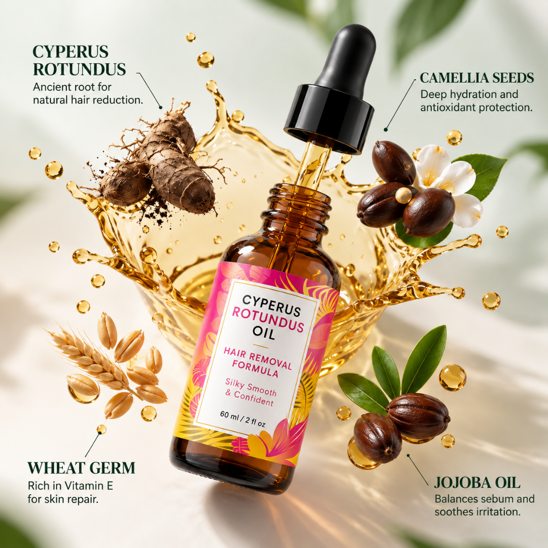 CyperGlow - Hair Reduction Oil | Cyperus Rotundus