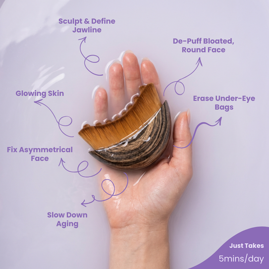 LuxeLift Pro™  Lymphatic Brush for Snatched Face