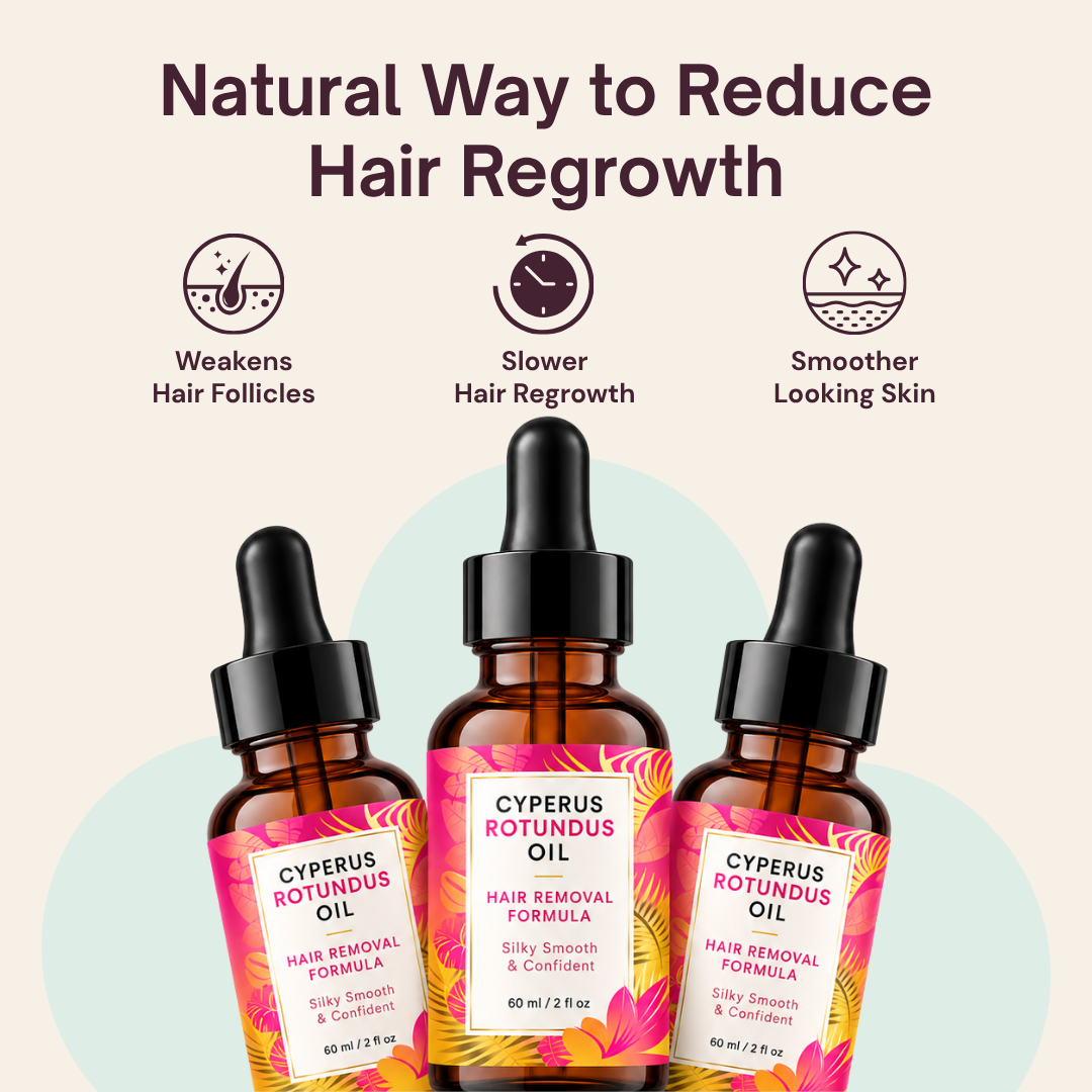 CyperGlow - Hair Reduction Oil | Cyperus Rotundus