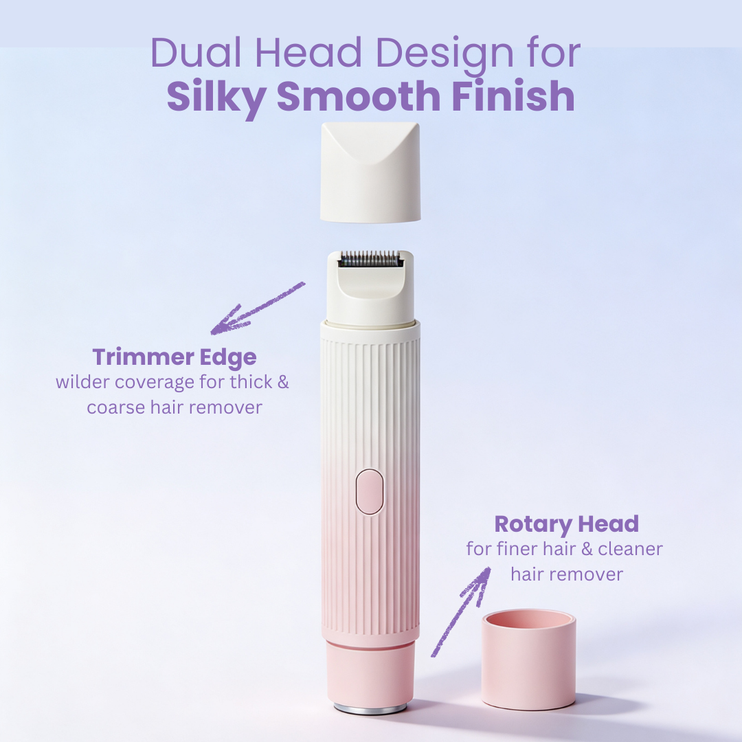 2-in-1 Painless Bikini Hair Trimmer