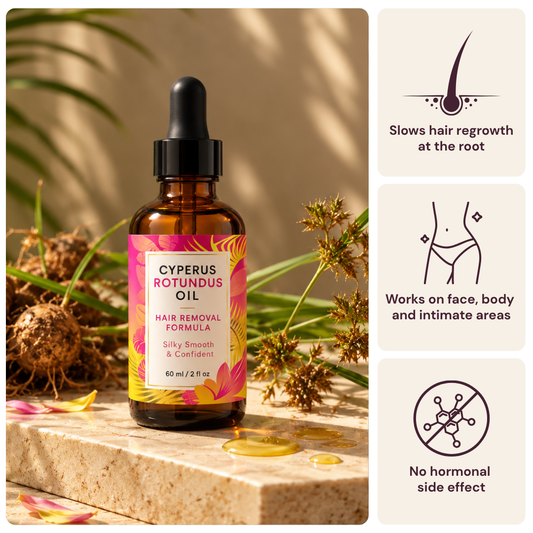 CyperGlow - Hair Reduction Oil | Cyperus Rotundus